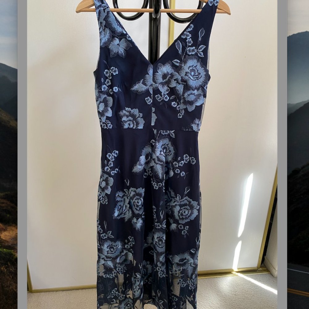 Floral Embroidered Vince Camuto Dress